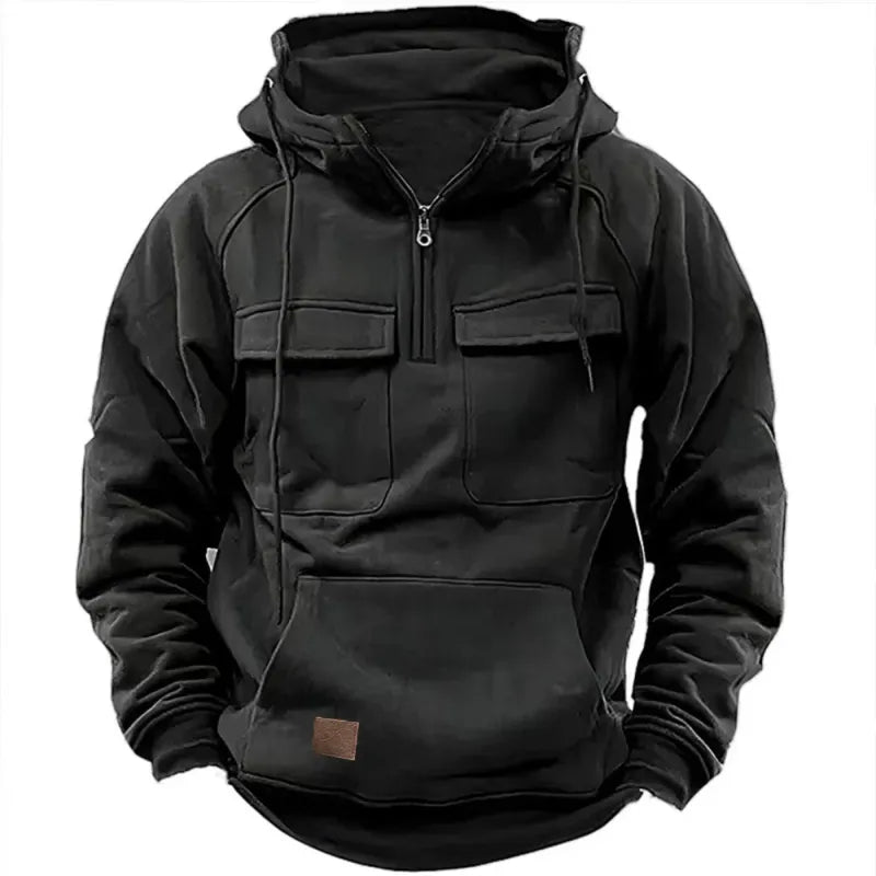 Ryler – Giacca a Cappuccio Multi-Pocket Tattica per Uomini