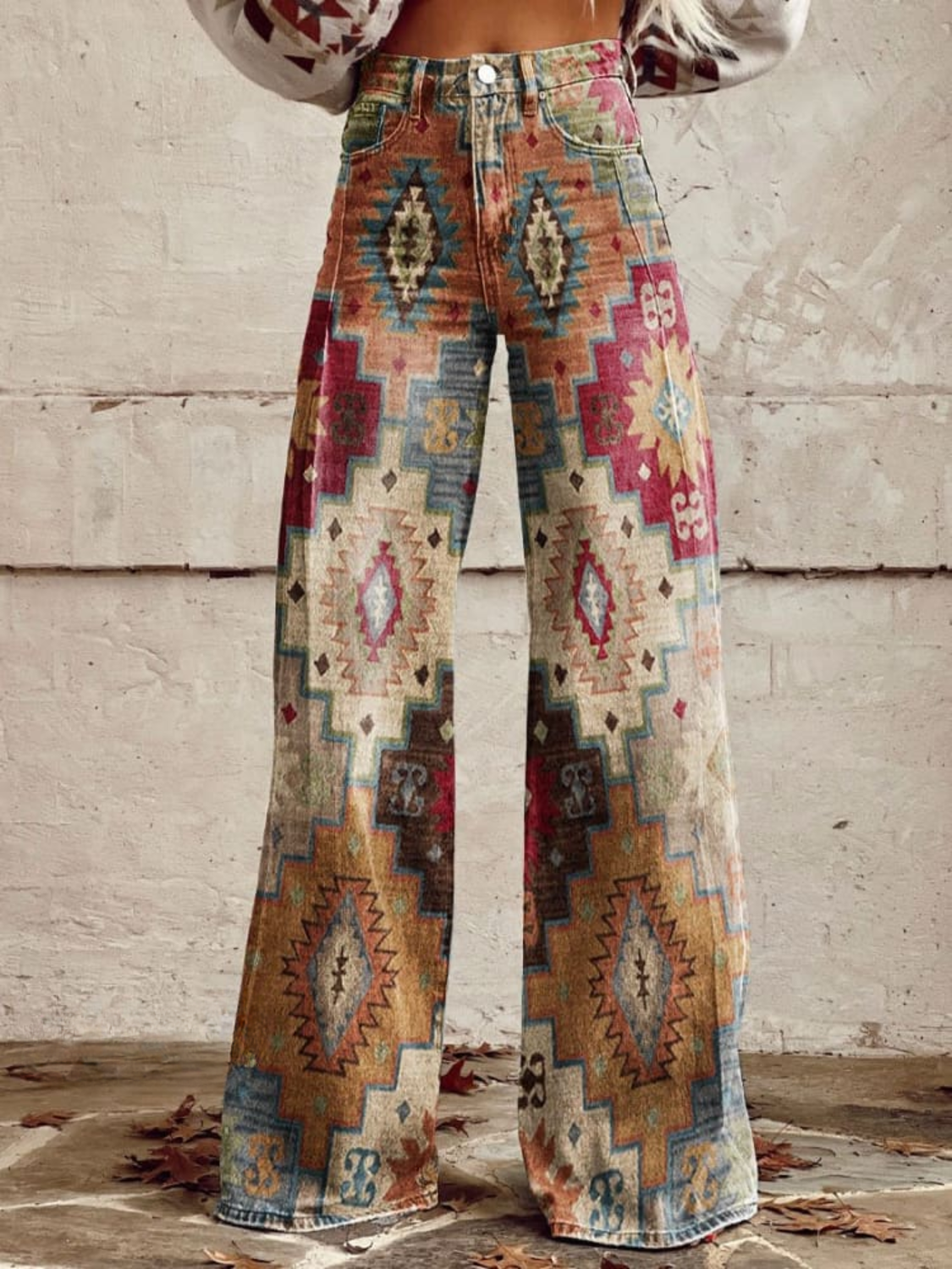 Charlotte ™ - Pantaloni Vintage Super Soft a Gamba Larga