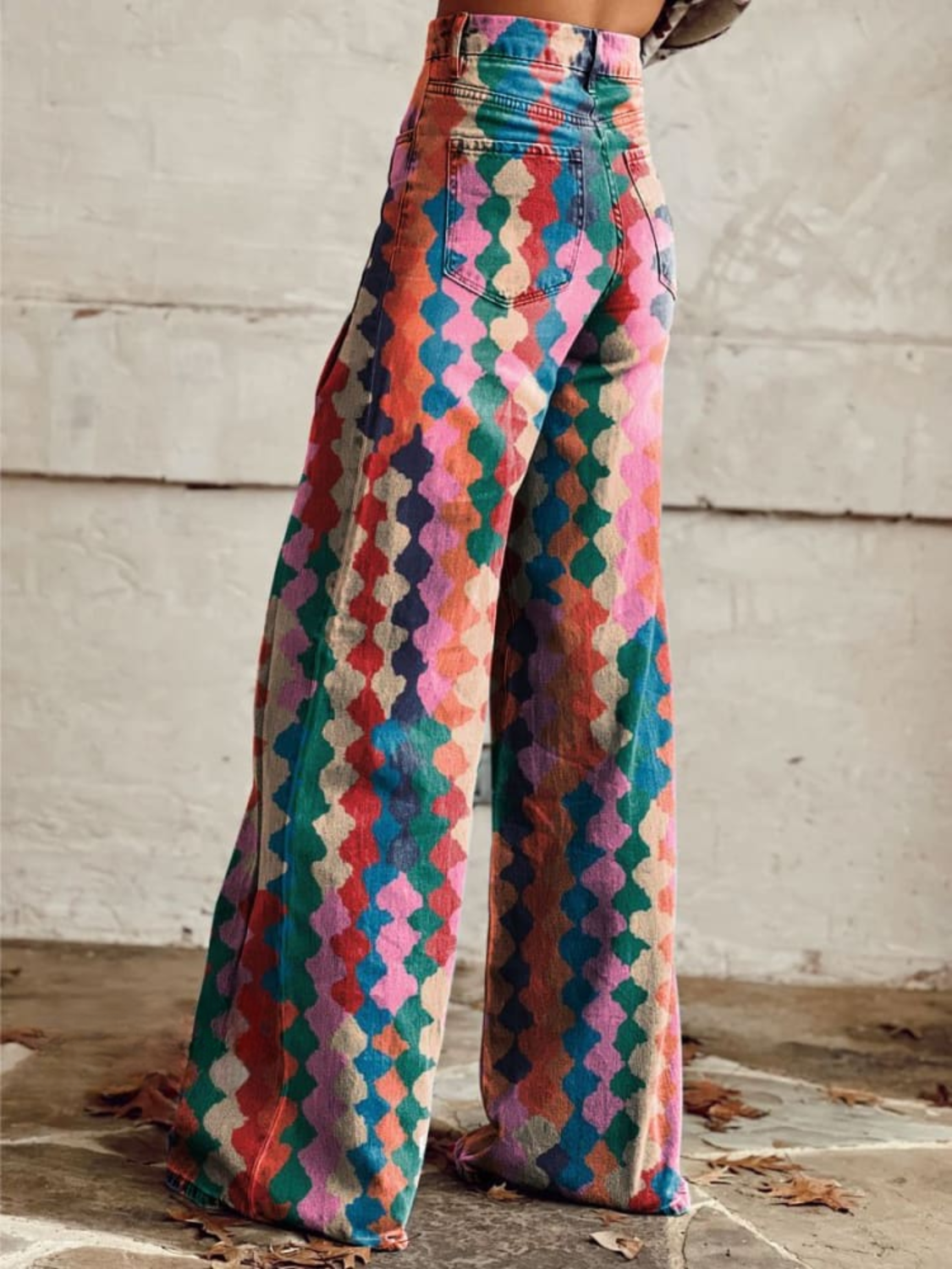 Lina™ - Pantaloni Vintage Comodi a Gamba Larga