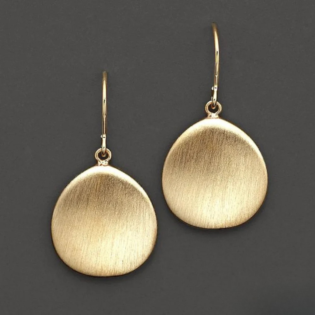 Orecchini Retro Gold Record