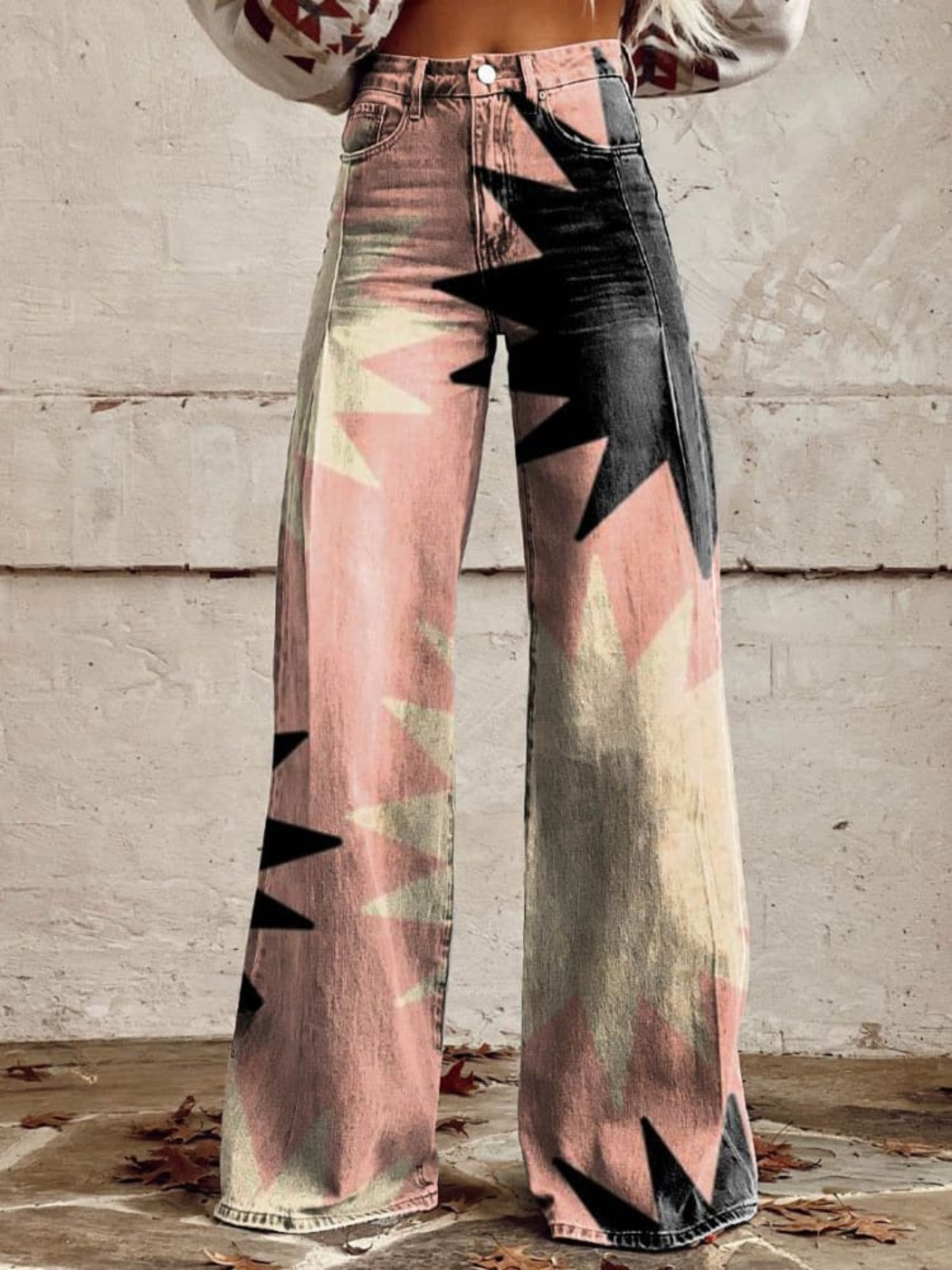 Sophia™ - Pantaloni a Gamba Larga Pink Explosion