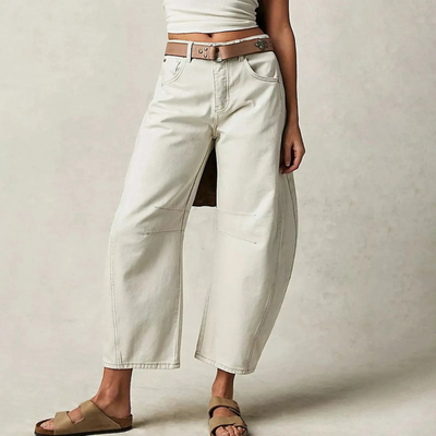 Ellie™ - Jeans Comodi a Gamba Larga