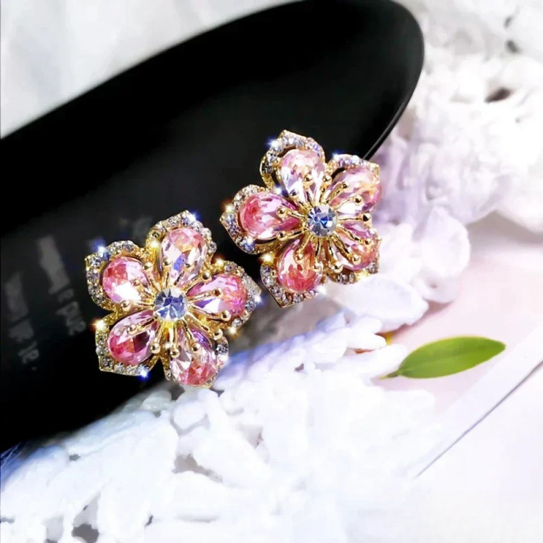 Orecchini in Argento con Zirconia Colorata