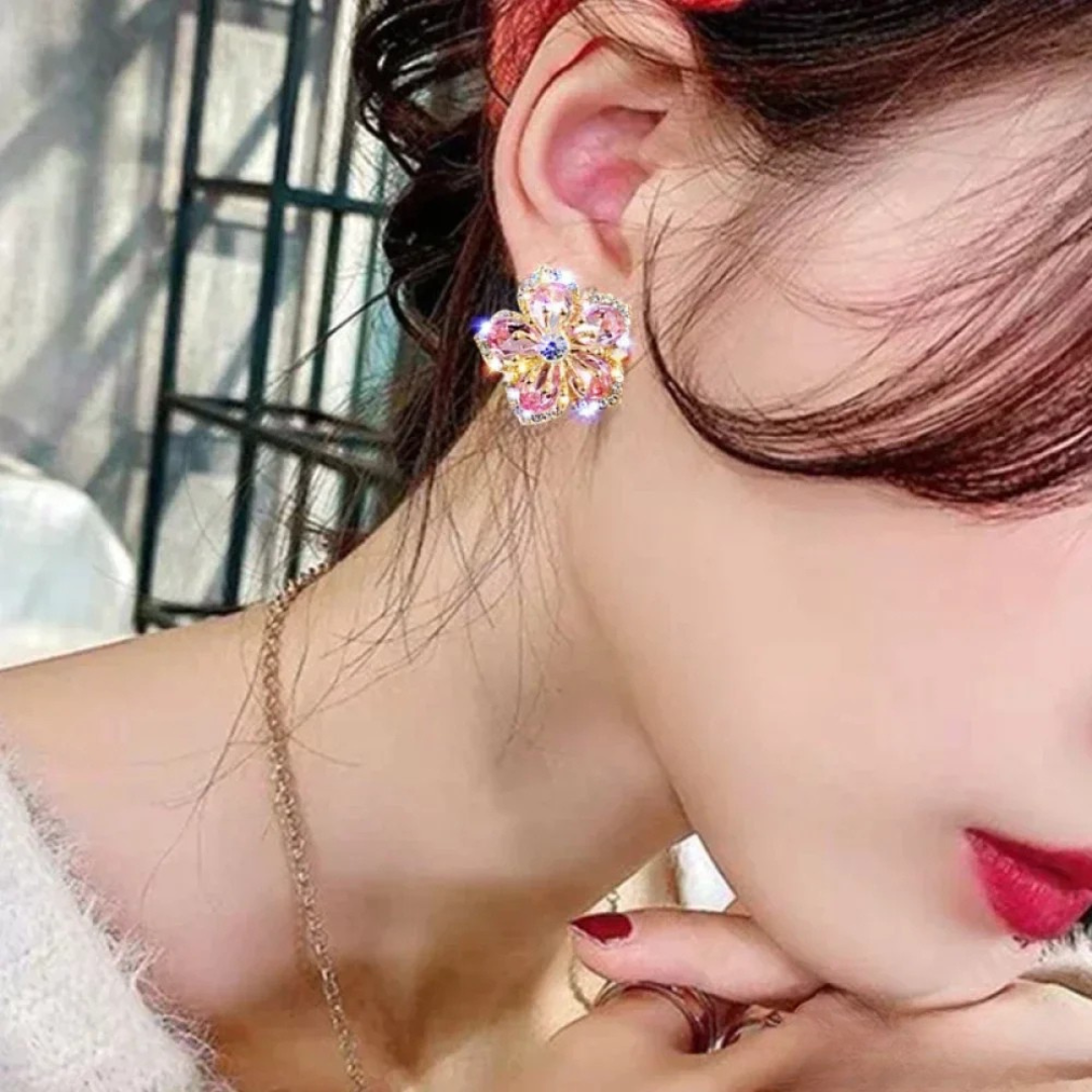 Orecchini in Argento con Zirconia Colorata