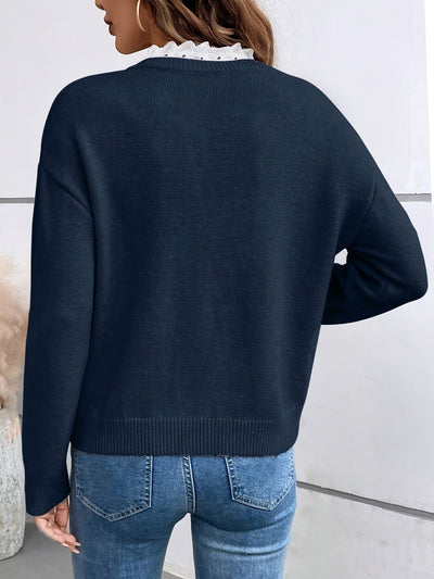 Maria | Blusa Elegante con Collo Francese