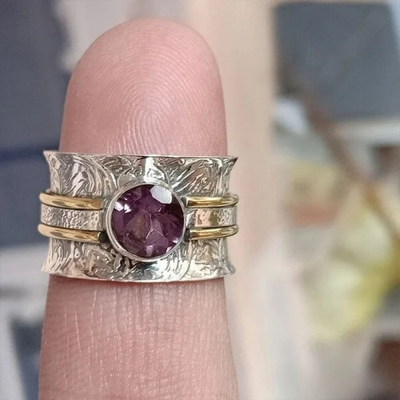 Anello da Meditazione in Cristallo Bohemien