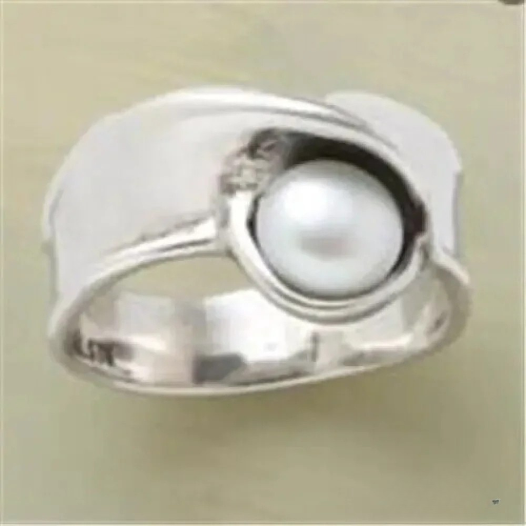 Anello Vintage con Incastro di Perle