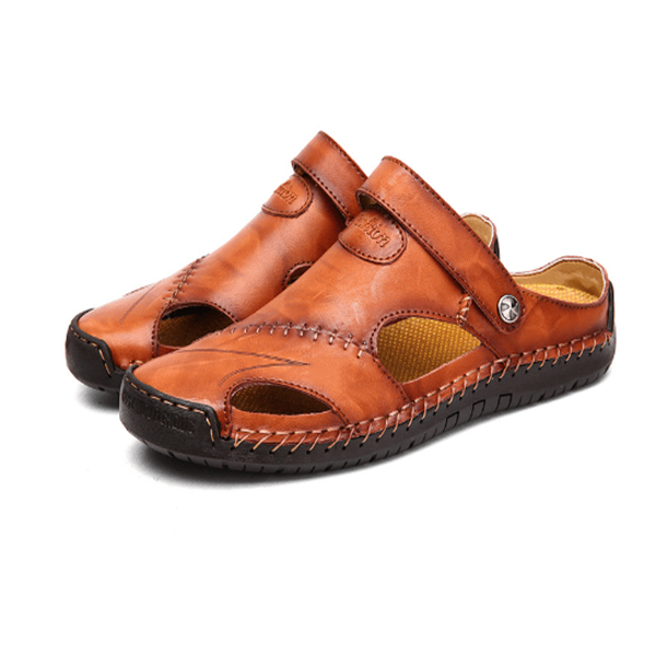 Chris™ | Sandali in Pelle Ortopedici da Uomo