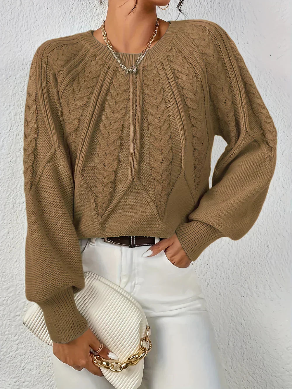 Louisa | Maglione all'uncinetto