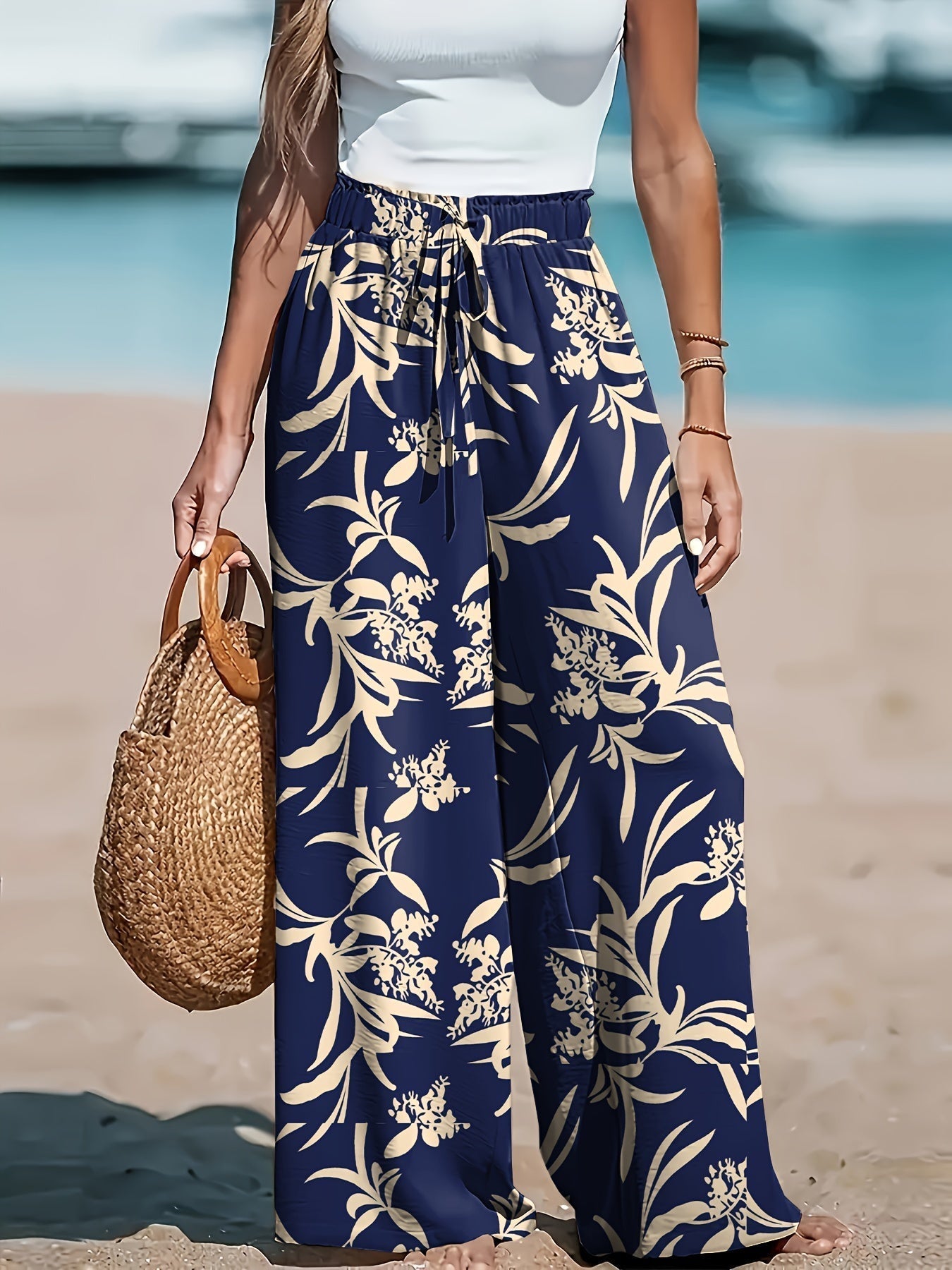Ella™ – Pantaloni Eleganti a Gamba Larga