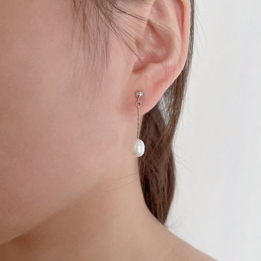 Orecchini per Bambini con Perle Fresche