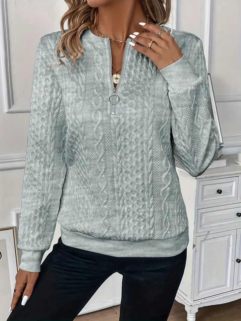 Herald - Maglione Elegante con Zip