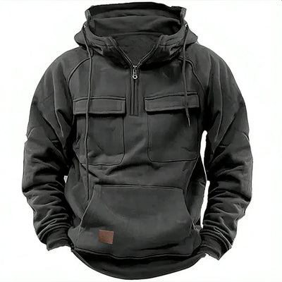 Ryler – Giacca a Cappuccio Multi-Pocket Tattica per Uomini