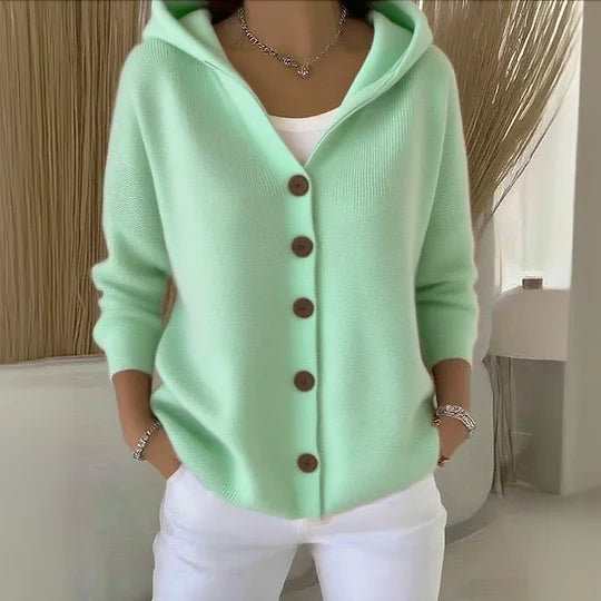 Luna | Cardigan Con Cappuccio