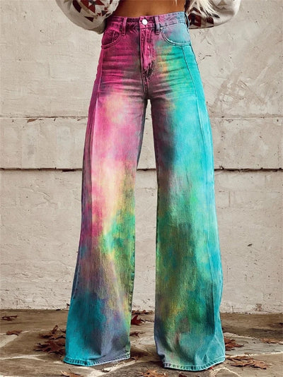 Ellie™ - Pantaloni a Vita Alta con Gamba Larga