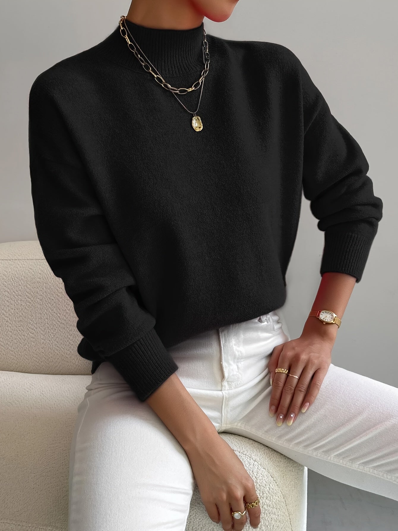 Vionne | Maglione con Collo Alto
