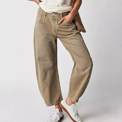 Ellie™ - Jeans Comodi a Gamba Larga